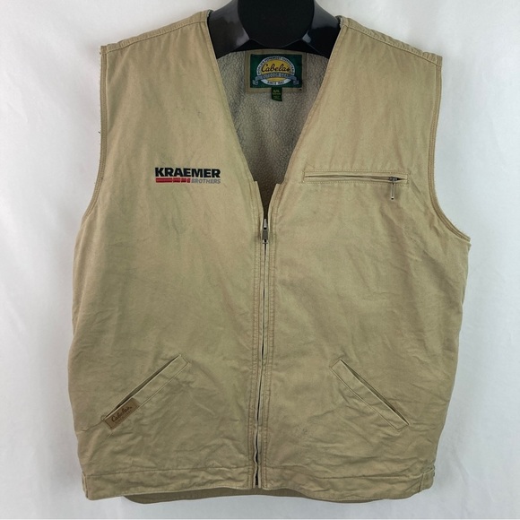 CABELA’S Lined Canvas Vest - Picture 5 of 5